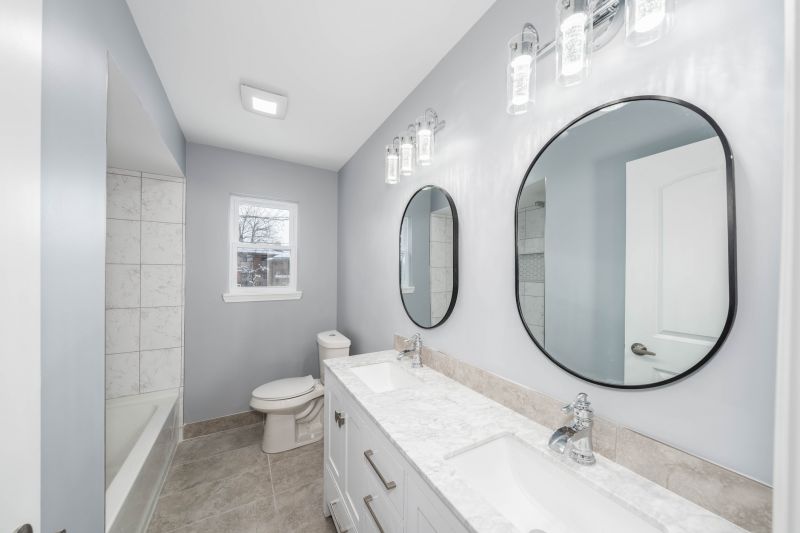 Updated Bathroom with Modern Fixtures